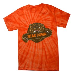 Bear Down Brown Bear Tie-Dye T-Shirt