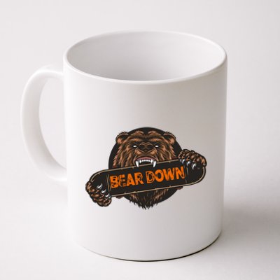 Bear Down Brown Bear Coffee Mug