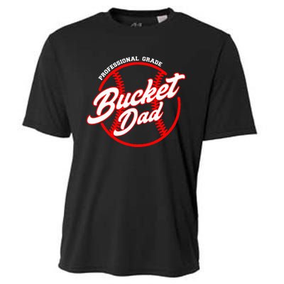 Bucket Dad Baseball Softball Pitcher Catcher Cooling Performance Crew T-Shirt