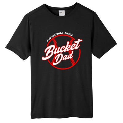 Bucket Dad Baseball Softball Pitcher Catcher Tall Fusion ChromaSoft Performance T-Shirt