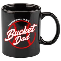 Bucket Dad Baseball Softball Pitcher Catcher 11oz C Handle Ceramic Mug