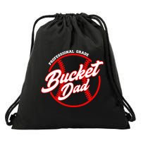 Bucket Dad Baseball Softball Pitcher Catcher Drawstring Bag