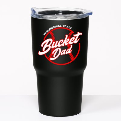Bucket Dad Baseball Softball Pitcher Catcher Tumbler