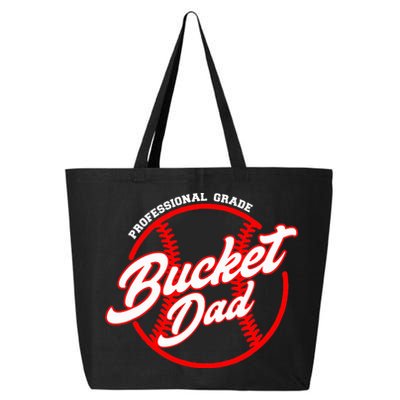 Bucket Dad Baseball Softball Pitcher Catcher 25L Jumbo Tote