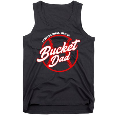 Bucket Dad Baseball Softball Pitcher Catcher Tank Top