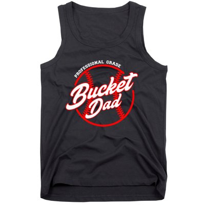 Bucket Dad Baseball Softball Pitcher Catcher Tank Top