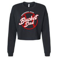 Bucket Dad Baseball Softball Pitcher Catcher Cropped Pullover Crew