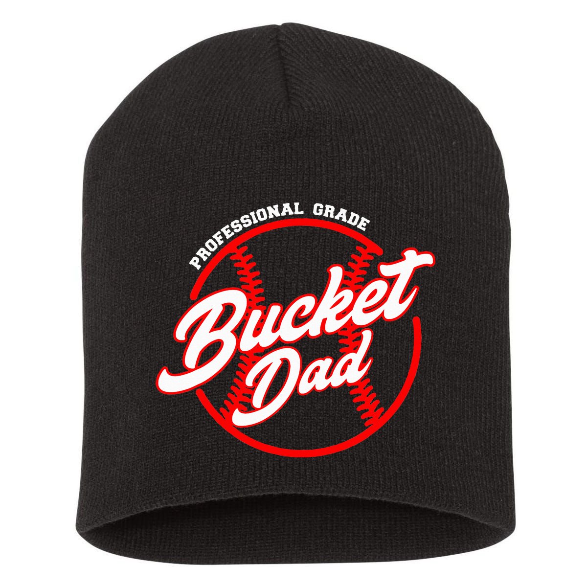 Bucket Dad Baseball Softball Pitcher Catcher Short Acrylic Beanie