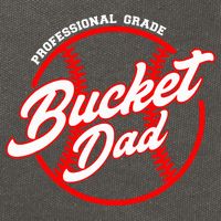 Bucket Dad Baseball Softball Pitcher Catcher Cotton Canvas Backpack