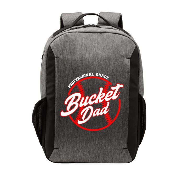 Bucket Dad Baseball Softball Pitcher Catcher Vector Backpack