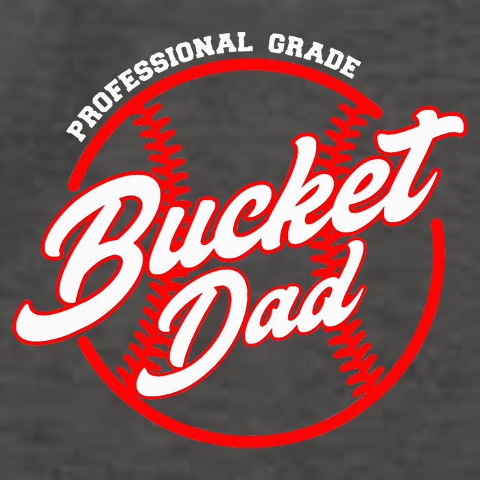 Bucket Dad Baseball Softball Pitcher Catcher Vector Backpack