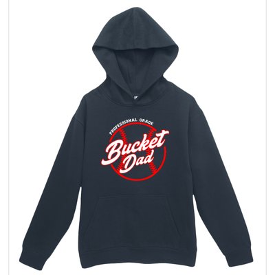 Bucket Dad Baseball Softball Pitcher Catcher Urban Pullover Hoodie