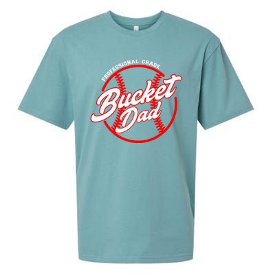 Bucket Dad Baseball Softball Pitcher Catcher Sueded Cloud Jersey T-Shirt