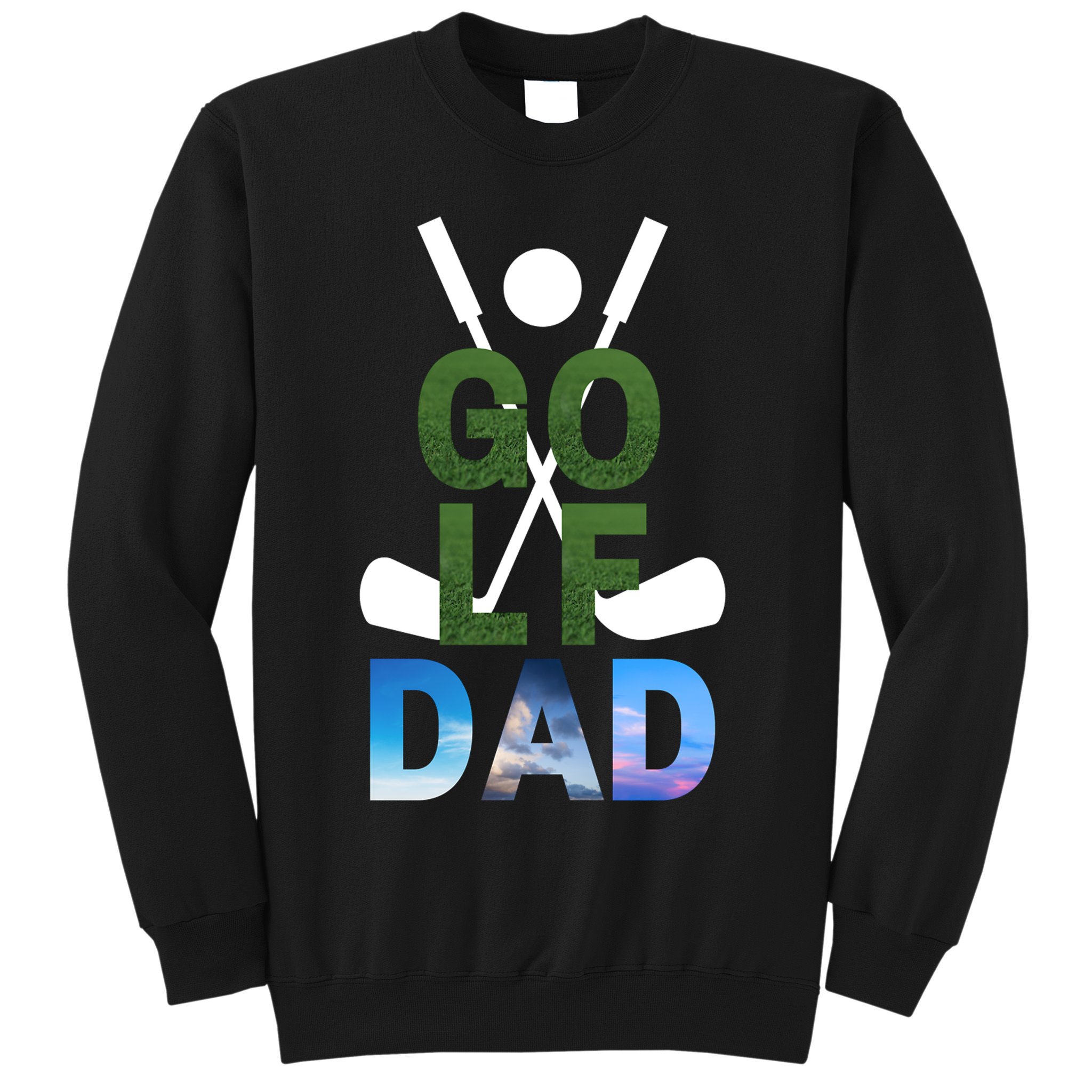 Best Dad By Par Golf Dad Gift For Dad Golf Player Father's Day Sweatshirt