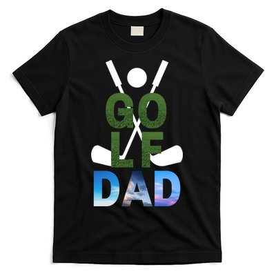 Best Dad By Par Golf Dad Gift For Dad Golf Player Father's Day T-Shirt
