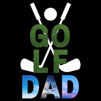 Best Dad By Par Golf Dad Gift For Dad Golf Player Father's Day T-Shirt