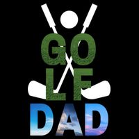 Best Dad By Par Golf Dad Gift For Dad Golf Player Father's Day 16 in Basic Backpack