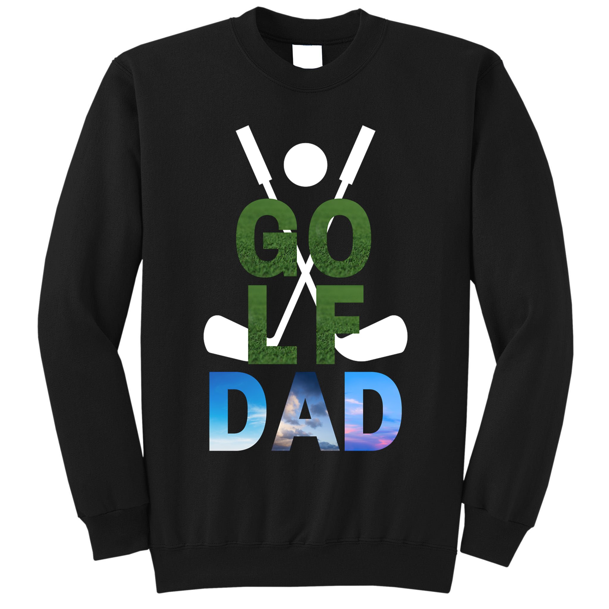 Best Dad By Par Golf Dad Gift For Dad Golf Player Father's Day Tall Sweatshirt