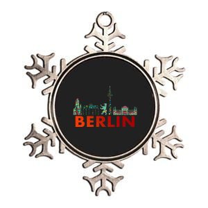 Berlin Design Berlin Bear I Love Berlin Metallic Star Ornament