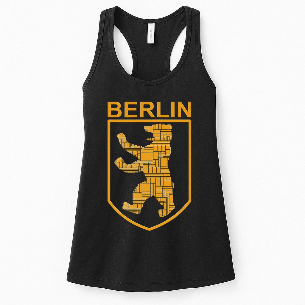 Berlin Design Berlin Bear I Love Berlin Womens Tank Top