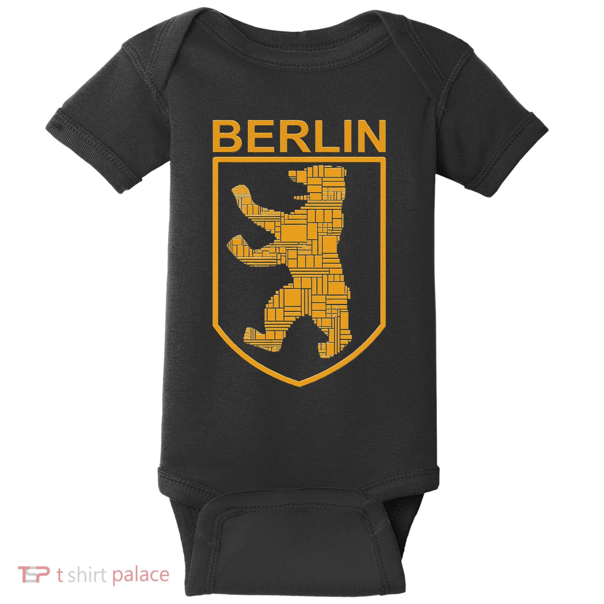 Berlin Design Berlin Bear I Love Berlin Baby Bodysuit