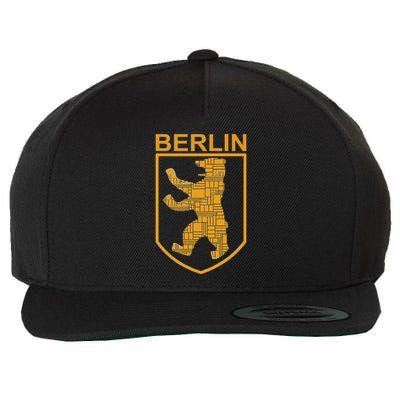Berlin Design Berlin Bear I Love Berlin Wool Snapback Cap