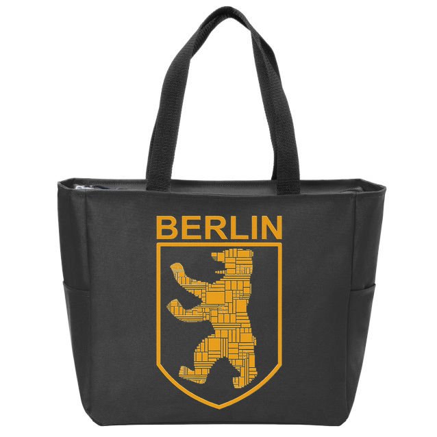 Berlin Design Berlin Bear I Love Berlin Zip Tote Bag