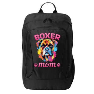 Boxer Dog Breed Pet Boxer Mom City Backpack