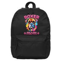 Boxer Dog Breed Pet Boxer Mom 16 in Basic Backpack