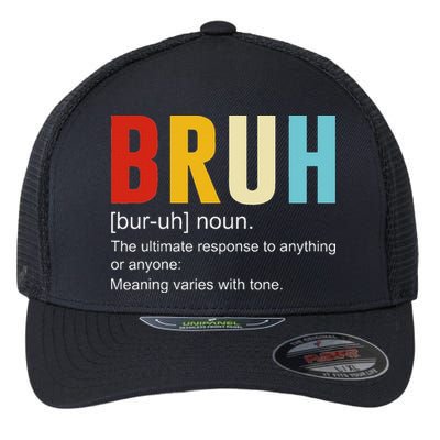 Bruh Definition Bruh Noun Flexfit Unipanel Trucker Cap