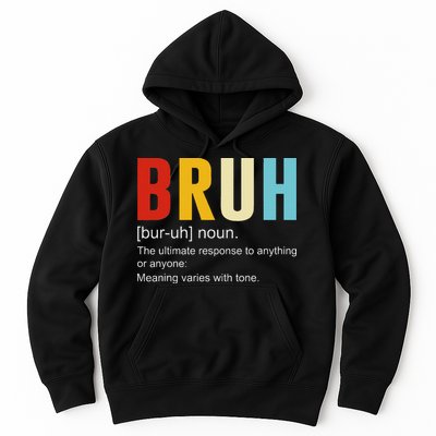 Bruh Definition Bruh Noun Hoodie