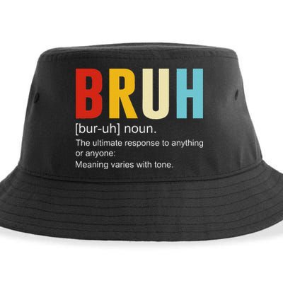 Bruh Definition Bruh Noun Sustainable Bucket Hat