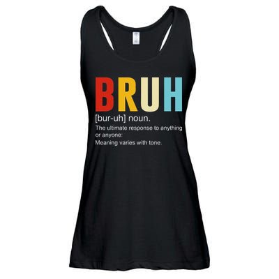 Bruh Definition Bruh Noun Ladies Essential Flowy Tank