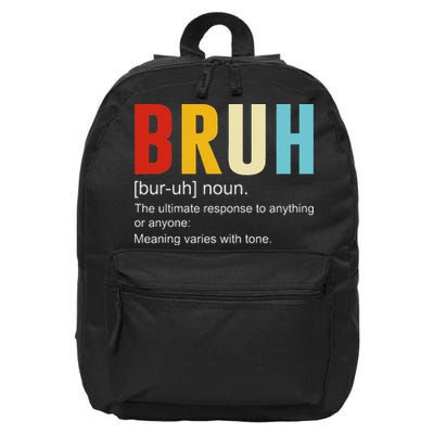 Bruh Definition Bruh Noun 16 in Basic Backpack