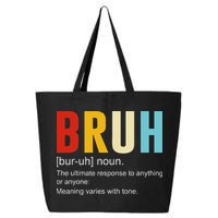 Bruh Definition Bruh Noun 25L Jumbo Tote