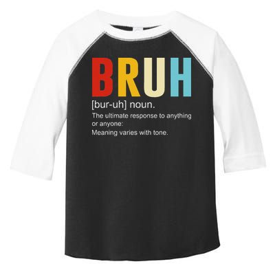 Bruh Definition Bruh Noun Toddler Fine Jersey T-Shirt