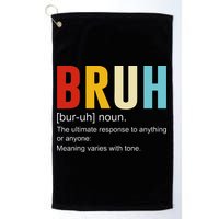 Bruh Definition Bruh Noun Golf Towel
