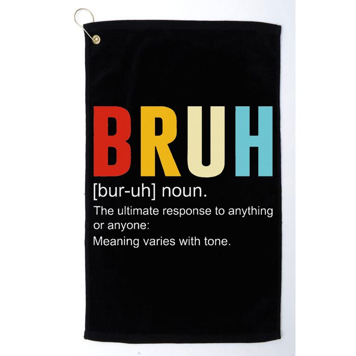 Bruh Definition Bruh Noun Golf Towel