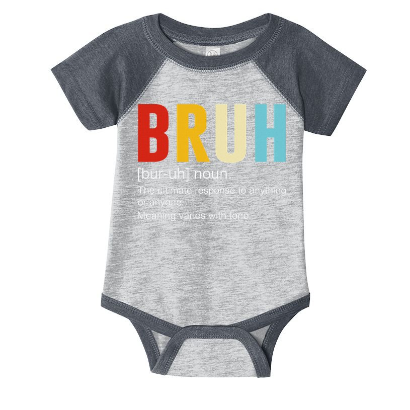 Bruh Definition Bruh Noun Infant Baby Jersey Bodysuit