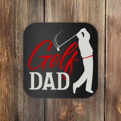 Best Dad By Par Golf Dad Gift For Dad Father's Day Coaster