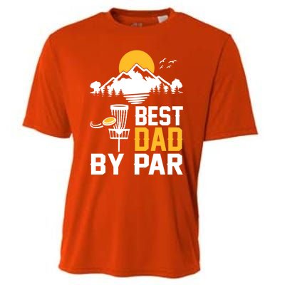 Best Dad By Par Gift Cooling Performance Crew T-Shirt