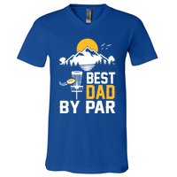 Best Dad By Par Gift V-Neck T-Shirt