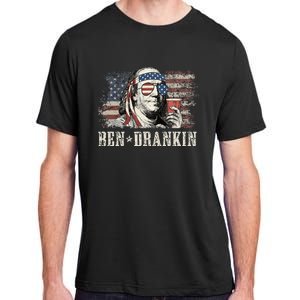 Ben Drankin Beer 4th Of July Adult ChromaSoft Performance T-Shirt