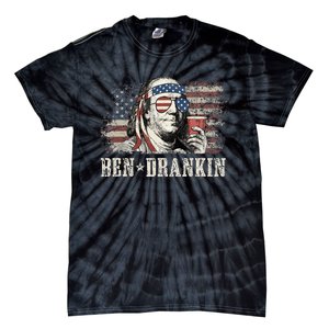 Ben Drankin Beer 4th Of July Tie-Dye T-Shirt