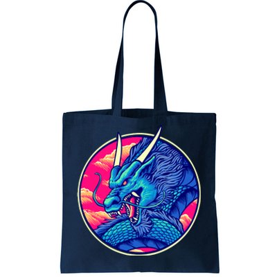 Blue Dragon Tote Bag