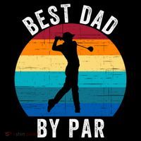 Best Dad By Par For Golf Dad Funny Father’S Day Dad Jokes Golfer Dad Funny Dad Pom Pom 12in Knit Beanie