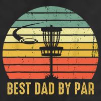 Best Dad By Par Funny Disc Golf Gifts Vintage Fathers Day Beanie