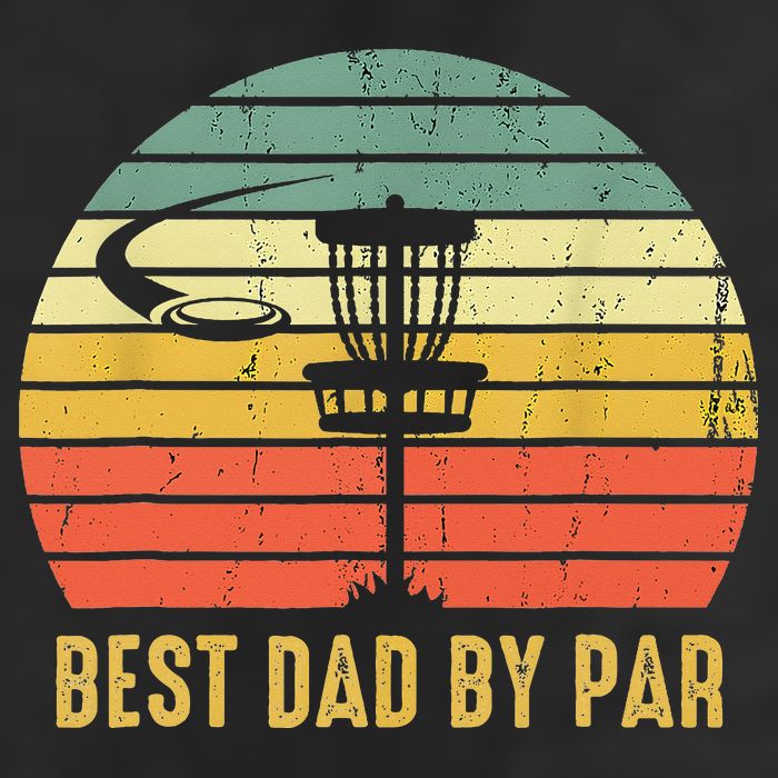 Best Dad By Par Funny Disc Golf Gifts Vintage Fathers Day Beanie