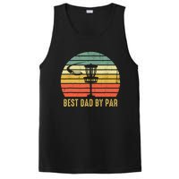 Best Dad By Par Funny Disc Golf Gifts Vintage Fathers Day PosiCharge Competitor Tank