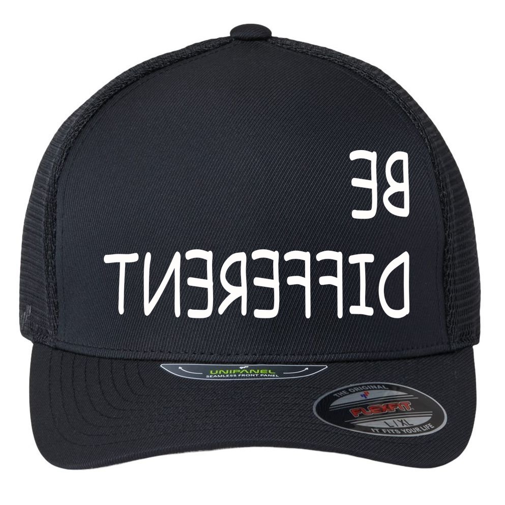 Be Different Flexfit Unipanel Trucker Cap